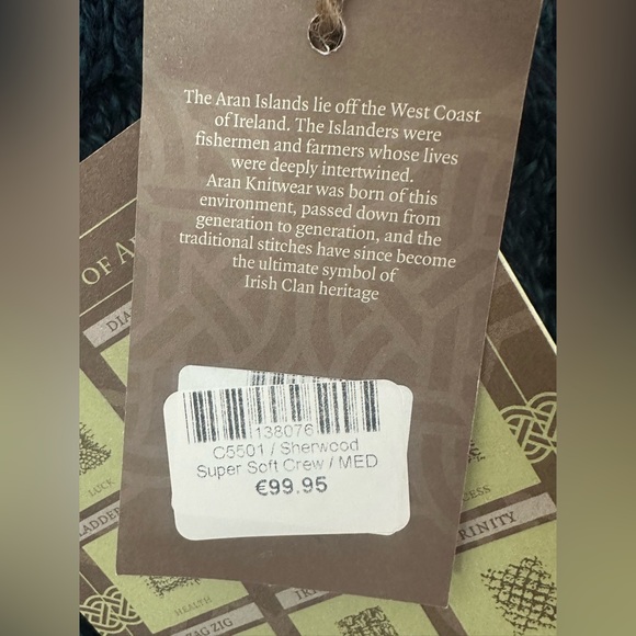 Aran Sweater Market Super Soft Crew - Picture 5 of 10